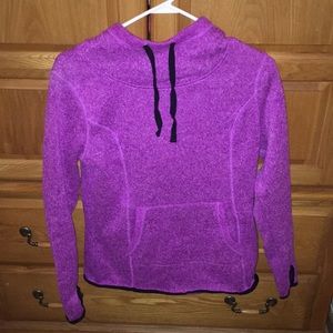 Fleece lined athletic pullover